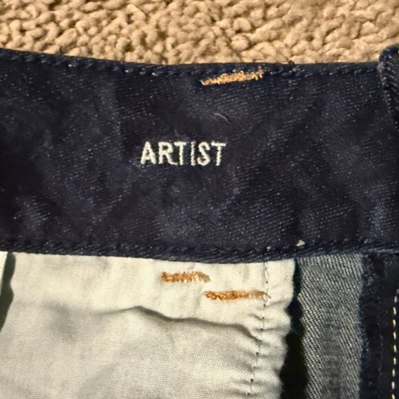 NWOT AMERICAN EAGLE sz.12S Super Stretch Artist Flare Jeans Dark Wash - Picture 3 of 7